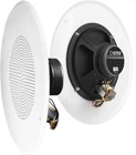 8" Commercial 70V Ceiling Professional Speakers White Single C1070 New. Price: $81.99.