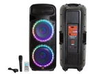 Mr. Dj PSBAT6200 Dual 15" Portable Rechargeable 4000W Powered Active Pa New. Price: $349.99.