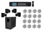 Jbl SUBWOOFER+(4) SATELLITE+(16) 4" Ceiling Speakers+amp For Office/store/gym New. Price: $1279.70.
