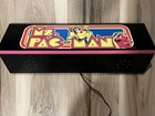ARCADE1UP Ms Pac-man 40TH Anniversary Stand Marquee & Speakers Used. Price: $29.99.