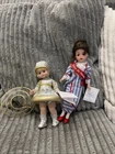 8" Madame Alexander Dolls 1910 Suffragette-blast Off 2000 W Tags Used. Price: $32.00.