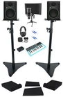 Mackie Recording Kit W/CR5BT Studio Monitors+interface+controller+mic+headphones New. Price: $549.70.