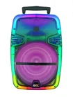 Qfx Portable Bluetooth Rechargeable Speaker With Party Lights, TMS-1560, Multico New. Price: $123.00.