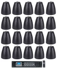 Rockville RCS650-6 650W Zone Commercial/restaurant AMP+(20) Pendant Speakers New. Price: $1848.95.