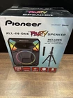 Pioneer PSX615 700W 15" Bluetooth Party Speaker Rgb Led Auracast Mic & Stand Open. Price: $249.99.