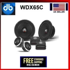 Db Drive WDX65C 6.5" Component Competition Loudspeaker New. Price: $193.95.