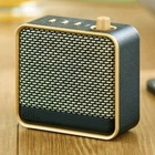 Onn. Small Wi Fi Portable Speaker Bluetooth Apple Airplay IP67 Black/gold New. Price: $34.20.
