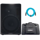 Qsc CP12 Series Compact 12" Powered Dj Speaker Single Tote Bags Pack New. Price: $598.40.