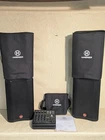 Harbinger M200-BT Portable Pa Mixer Speakers Bluetooth & Custom Bags 10" Mains New. Price: $296.99.