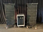 Qsc Wideline Wl 2102 Array Speaker Package With Amplifiers And Accessories Used. Price: $38000.00.