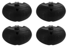(4) Rockville D4-16 Black Dual 4" 16-OHM Swivel Outdoor Home Patio Speakers New. Price: $224.80.
