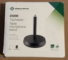 Nib! Konig & Meyer Tischstativ 23200 Table Microphone Stand Anti-vibration New. Price: $32.99.