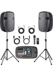 Nbvoice 10 600W Professional Powered Pa System W/ 8-CHANNEL Mixer Bluetooth New. Price: $349.00.