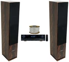 Rockville 2000 Watt Bluetooth Home Receiver MIXER+(2) Dark Wood Tower Speakers New. Price: $439.95.