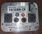 TA1200 Series Input Jack Plate 2PN Parallel Speakon 1/4 Banana Used. Price: $39.95.