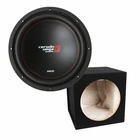 Cerwin Vega XED12V2 1000W 12" Car Subwoofer + Sealed Enclosure Box New. Price: $129.99.