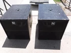 2-ELECTRO-VOICE SB180 Subwoofers. Evx 180B 1K 18" Drivers. 4 Wheels, Brakes. Used. Price: $2400.00.