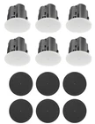 Jbl Control 416C/T 6.5" Commercial 70V In-ceiling Speakers+round Black Grilles New. Price: $1383.96.