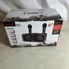 Sdrd Karaoke Wireless Speaker With 2 Microphones New. Price: $20.00.