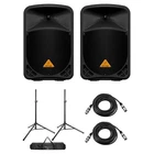 Behringer Eurolive B110D 10" 300W 2-WAY Active Powered Speaker, Pair, Bundle New. Price: $537.00.