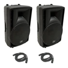 (2) Harmony Audio HA-C10A Pro Dj 10" Powered 400W Pa Speaker & Xlr Cable New. Price: $299.95.