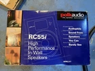Polk Audio RC55I In-wall Speakers Pair 5.25" 2-WAY High Performance New Open Box. Price: $70.00.