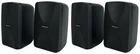 4) Rockville WET-40B 4" 70V Commercial Indoor/outdoor Wall Speakers Black Swivel New. Price: $174.90.