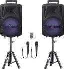 Qfx PBX-800TWS 8-INCH Bluetooth Stereo Pa System With 2 8" Speakers, Mi... New. Price: $170.78.