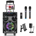 Pyle PPHP86TBA 580W Fm/aux/usb Bluetooth Pa Speaker, 2 Wireless Mics, Remote New. Price: $191.99.