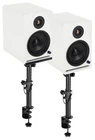 (2) Rockville APM5W V2 5.25" Powered Studio Monitors W/usb/bluetooth+desk Stands New. Price: $212.95.