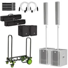 Rcf Evox 12 White 1400 Watt Portable Dj Speaker Array & Subwoofer System Pack New. Price: $5158.40.