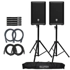 Electro-voice ZLX-8P-G2-US 8" Powered Speakers 2-PACK With Stands New. Price: $990.40.
