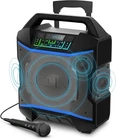 Ion Block Rocker Party Speaker Portable Bluetooth Outdoor W/ Karaoke Microphone Open. Price: $139.99.