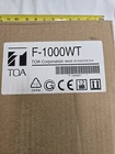 Pair Of Toa F-1000WT 15W Speakers New In The Boxes. Price: $79.00.