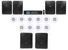 Jbl Restaurant Kit 6-ZONE AMP+6) Foreground WALL+10) Background Ceiling Speakers New. Price: $1991.50.