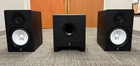 Yamaha HS80M Pair And MS10W Studio Reference Monitor Speaker Package - Black Used. Price: $800.00.