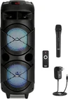 Pyle 300W Outdoor Bluetooth Pa Speaker With Mic, Led, Fm & Usb Black Open. Price: $58.36.