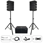 Proreck 6000W Line Array Dual 12" Subwoofer Pa System Dj Stage Speaker With Dsp New. Price: $1999.99.