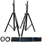Rockville RVSS2-XLR Adjustable Tripod Speaker/light Stands 2, 100 Lbs New. Price: $114.00.