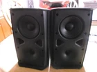 Pair Of Black Qsc AD-S4T Acoustic Design Series 4.5" Surface-mount Loudspeaker Used. Price: $175.00.