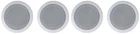 4 Rockville HC55-16 White 5.25" 300 Watt In-ceiling Home Theater Speakers Ohm New. Price: $64.95.