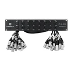 Proreck 16-CH 2U Rack Mount Combo Snake Cable Xlr Trs Audio Splitter Stage 5-15F New. Price: $175.99.