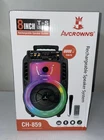 8000W 8" Rechargeable Bluetooth Speaker Led Dj Karaoke Party System Mic Remot New. Price: $80.00.