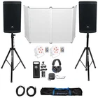 Dj Package W/ (2) Jbl EON710 10" Speakers+stands+facade+lights+mic+headphones New. Price: $1255.90.