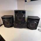 Lg Xboom CJ45 Mini Hi-fi Stereo System Cd Usb Aux-in Bluetooth Karaoke Party Used. Price: $212.49.