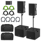 Mackie THUMP12V4 12" Powered Speaker 2-PACK With (2) THUMP15SV4 Subs New. Price: $2335.40.
