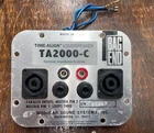 Bag End TA2000 Series Input Jack Card Plate 2PIN Parallel Speakon Banana 1/4 Used. Price: $39.95.
