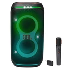 Jbl Partybox Club 120 Portable Speaker - Wireless Microphone And Battery Open. Price: $299.95.