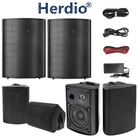 Herdio 2 Pack 6.5" Indoor Outdoor Bluetooth Speakers Loudspeaker For Deck Patio New. Price: $79.80.