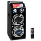 Pyle 500W Bluetooth 2-WAY Pa Speaker System W/portability & Sd Card PSUFM1035A Open. Price: $126.00.